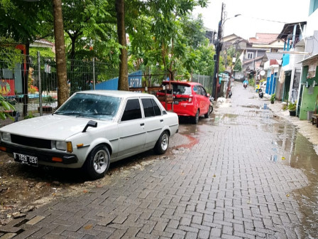 Banjir di Tujuh RT di Kelurahan Kebagusan Surut