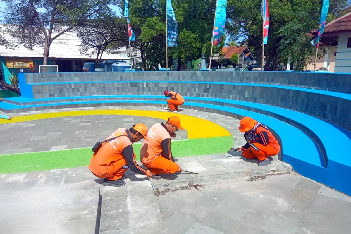 Sejak PPSU membersihkan Lingkungan di Pulau Untung Jawa