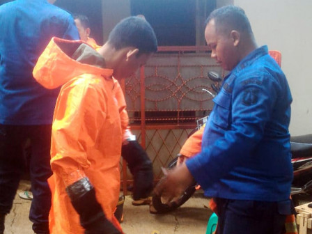 Petugas Gulkarmat Jaktim Berhasil Evakuasi Sarang Tawon