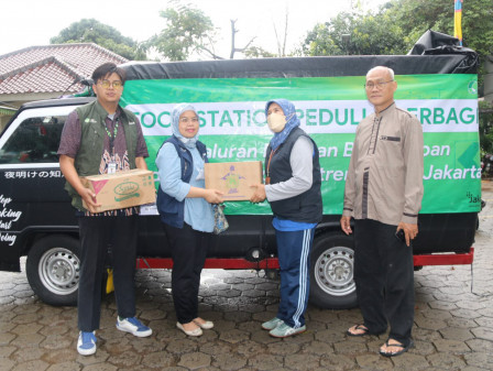 Empat Kecamatan Terdampak Banjir Terima Bantuan Sembako dari Food Station 
