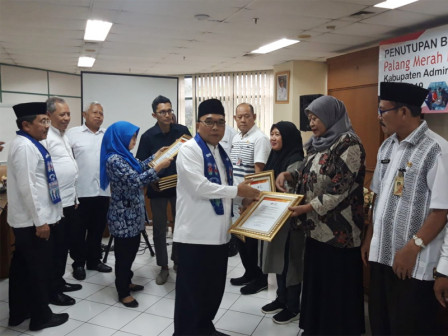 Penggalangan Bulan Dana PMI Kepulauan Seribu Melebihi Target