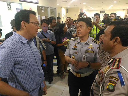 Basuki Sidak Arus Mudik Di Pulo Gebang