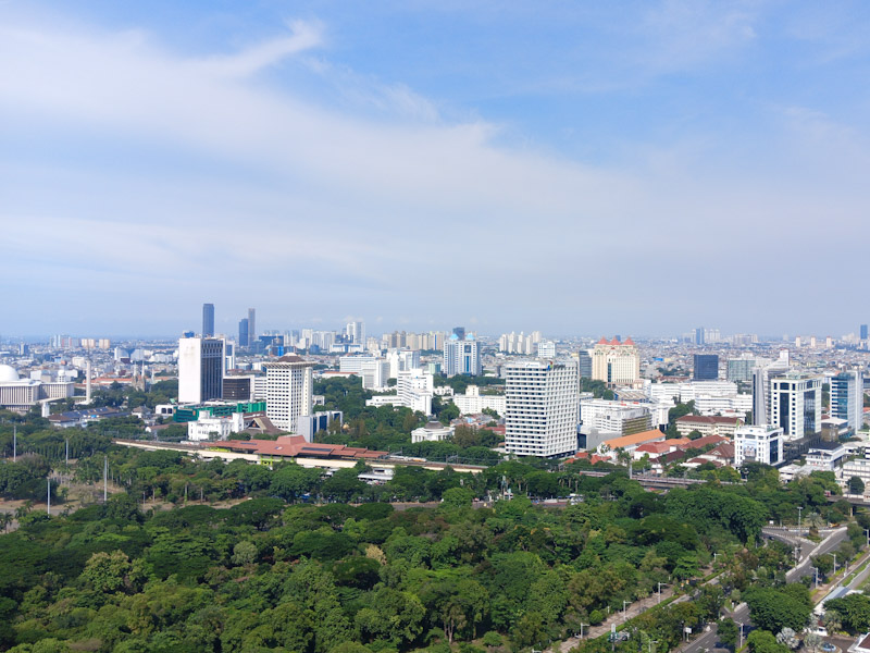 Langit Cerah hingga Berawan Naungi Jakarta Hari Ini 
