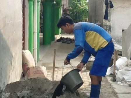 Progres Perbaikan Saluran di Jalan Sarang Bango Capai 95 Persen