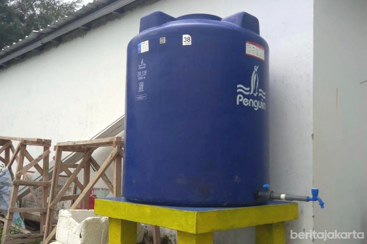 Pembangunan Tandon Air Hujan di Pulau Pramuka Diapresiasi Warga 