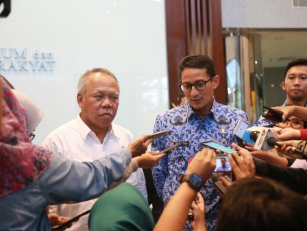 Sandi Temui Menteri Pekerjaan Umum dan Perumahan Rakyat