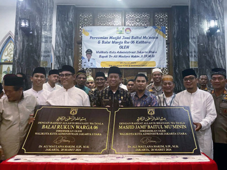 Wali Kota Jakarta Utara Resmikan Masjid Jami Baitul Mu'minin