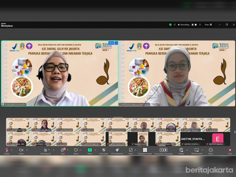Sharing Edukasi Obat dan Makanan lewat Layar untuk Masyarakat Jakarta