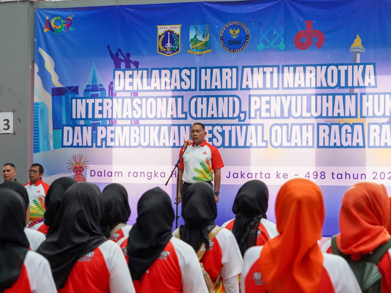 Arifin Buka Deklarasi HANI dan Festival Olahraga Rakyat di Johar Baru 