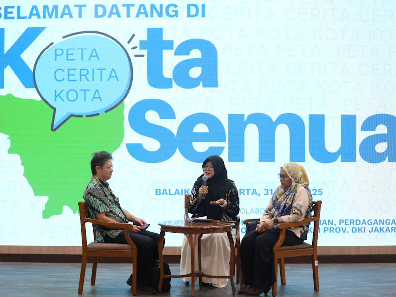 Talkshow Peta Cerita Kota Bahas Infrastruktur Publik Inklusif di Jakarta 