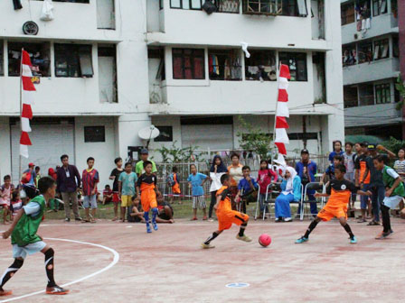  33 Tim Futsal Meriahkan Festival Olahraga Rakyat di Marunda 