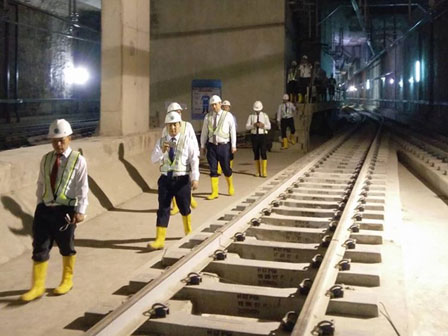 Asian Infrastructure Investment Bank Kunjungi Proyek MRT 