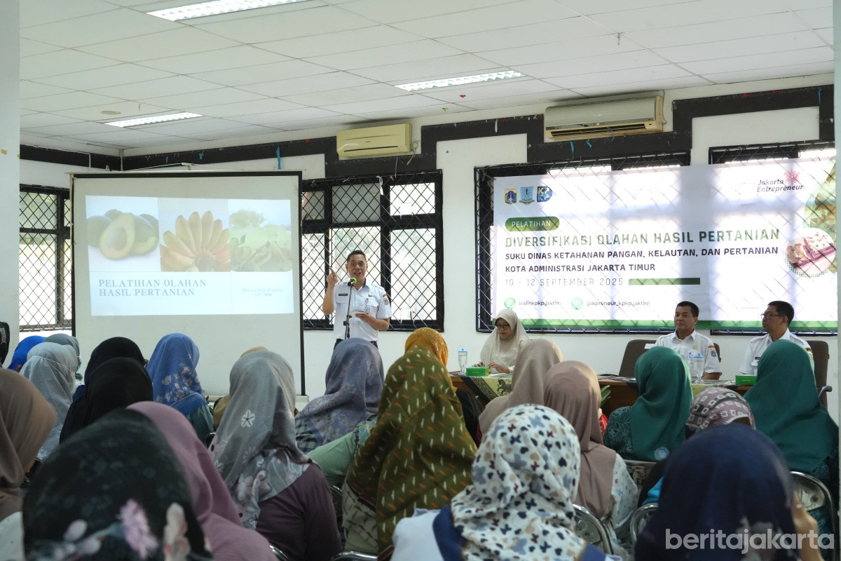 KPKP Jaktim menggelar Pelatihan Diversifikasi Olahan Pangan Pertanian