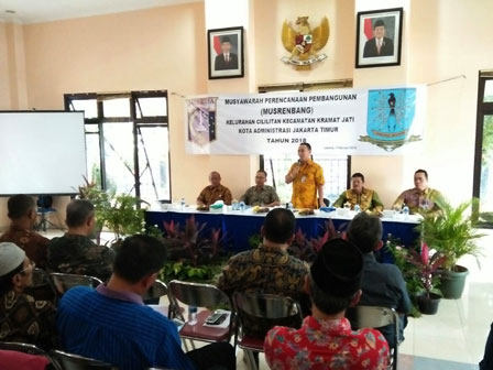  Perbaikan Saluran Air di Jl Dewi Sartika Dibahas di Musrenbang Cililitan 