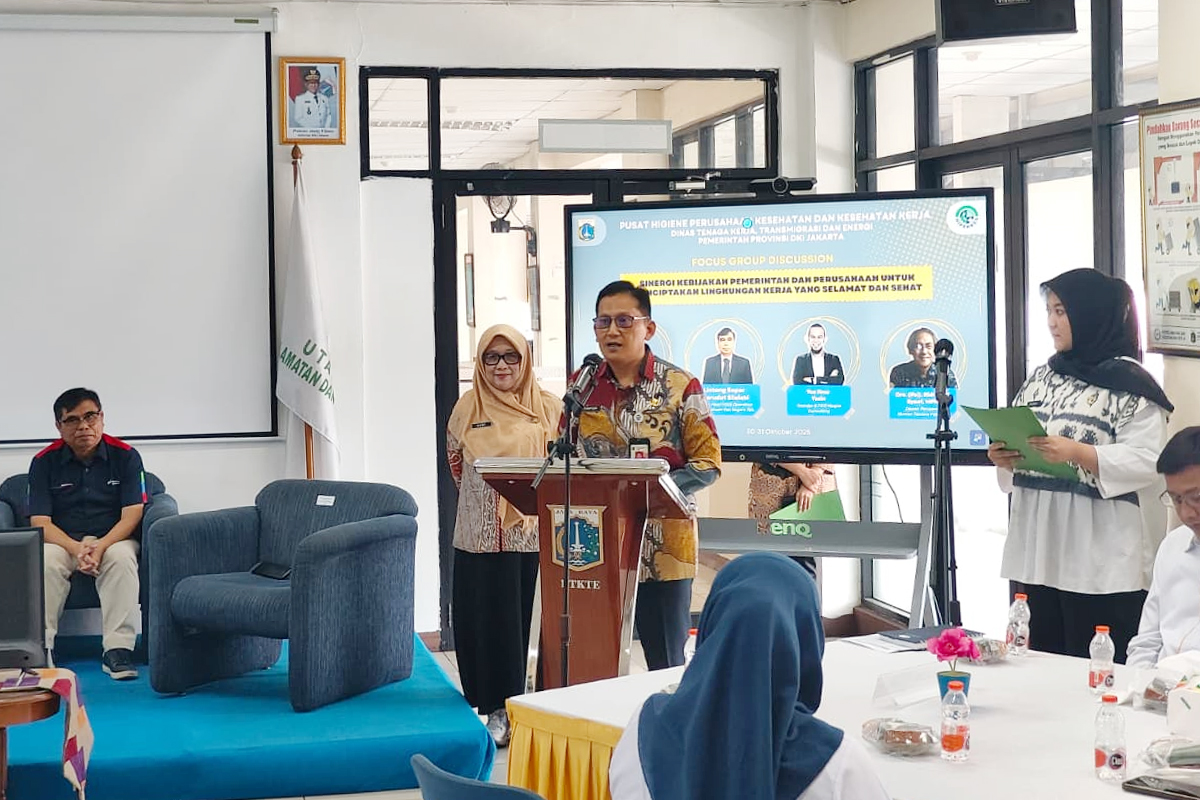 UPT Hiperkes dan KK menggelar FGD perkuat sinergi K3