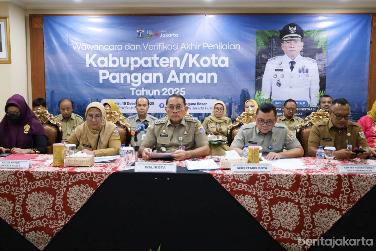 Pemkot Jakpus Berkomitmen Wujudkan Penyelenggaraan dan Penjaminan Keamanan Pangan 