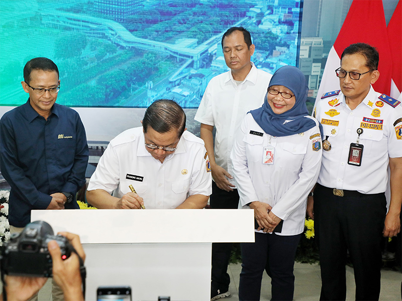 Pramono Resmikan Infrastruktur Konektivitas Terintegrasi di Dukuh Atas