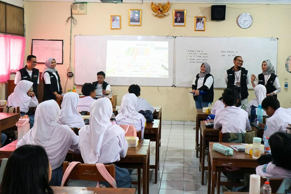 Suasana kegiatan JIEP Goes to School