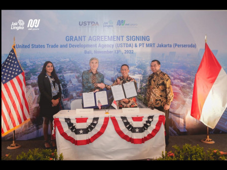 MRT Jakarta Terima Dana Hibah Studi Energi Baru Terbarukan dari USTDA