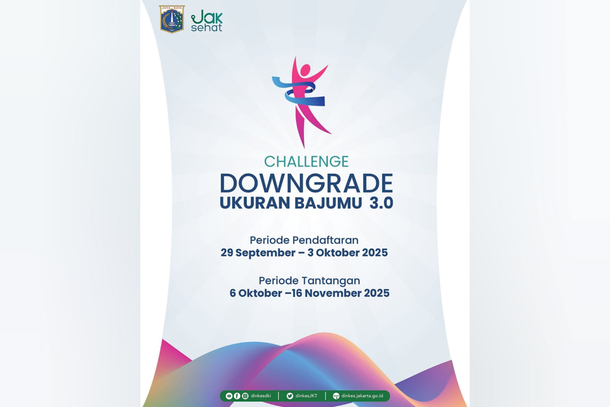 Dinkes Bikin Tantangan Downgrade Ukuran Bajumu 3.0