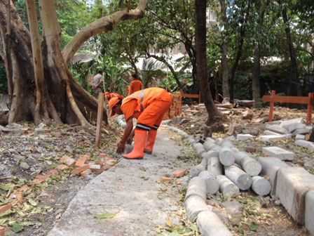 Warga Dukung Pembangunan Taman Jalan Hasbi 