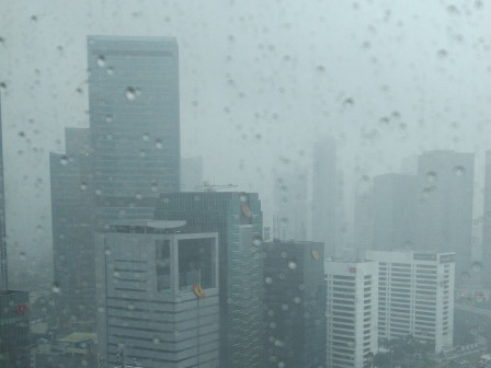 Siang Hari Beberapa Wilayah di Jakarta Diprediksi Diguyur Hujan