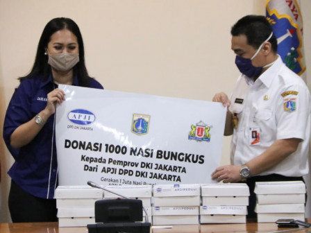 Dukung KSBB, Pengusaha Jasa Boga Donasikan 1.000 Nasi Bungkus untuk Warga Terdampak COVID-19