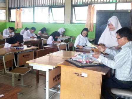 2.020 Siswa Paket C di Jakut Ikuti Ujian Berbasis Komputer