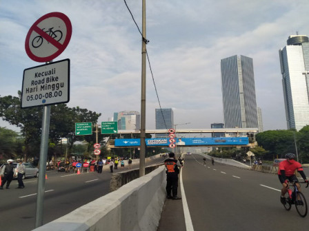 Kembali, Dishub DKI Uji Coba Road Bike di JLNT Kampung Melayu-Tanah Abang 
