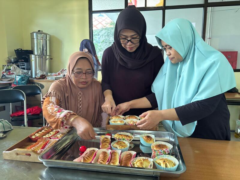Warga Rusun Penjaringan Antusias Ikuti Pelatihan MTU Tata Boga