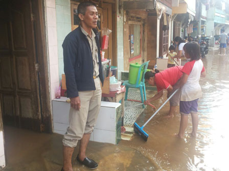 Banjir Kiriman di Pondok Pinang Masih 10 centimeter