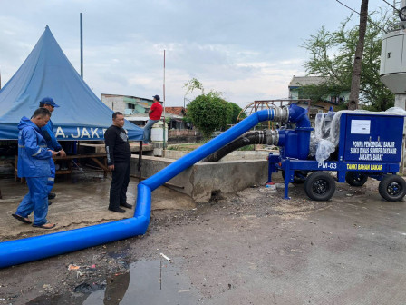 Genangan di Kamal Raya Sudah Berangsur Surut