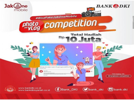  Bank DKI Buka Kompetisi Vlog dan Foto Kompetisi Kenalkan JakOne Mobile 