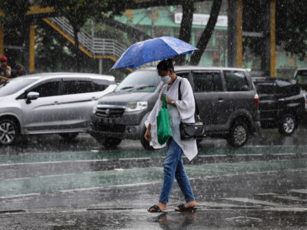 Waspada Hujan Disertai Angin Kencang di Sebagian Jakarta 