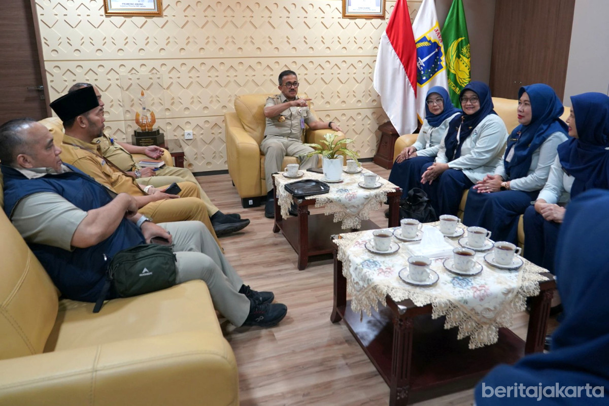 Jajaran Pemkot Jaksel melakukan audiensi dengan jajaran direksi RSUD Pasar Minggu