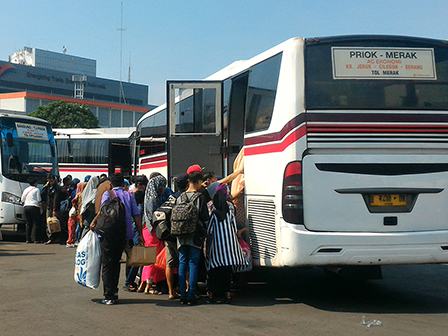 Terminal Tanjung Priok Berangkatkan 409 Penumpang di Hari Lebaran