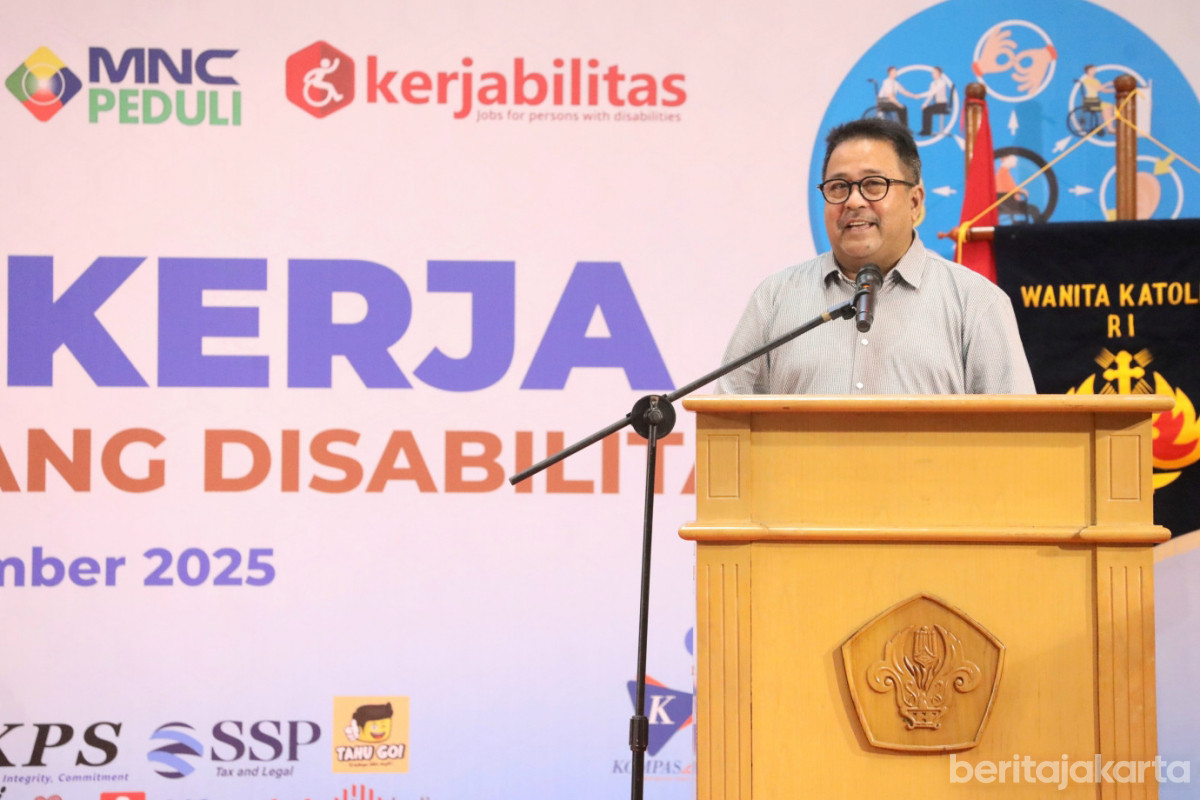 Rano mengapresiasi atas terlaksananya bursa kerja khusus penyandang disabilitas di Untar