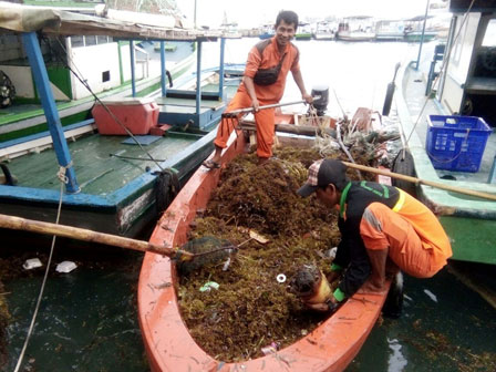  2,5 Ton Sampah Berhasil Diangkut Petugas Pesisir Pulau Pramuka 