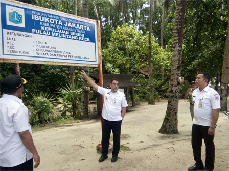 Bupati Kepulauan Seribu Tinjau Lokasi Kewajiban SIPPT