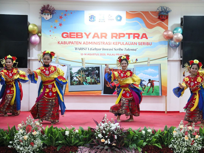 Ratusan Anak Meriahkan Gebyar RPTRA di Kepulauan Seribu