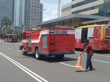 Mobil Damkar Diduga Dicuri Pukul 02 Dini hari