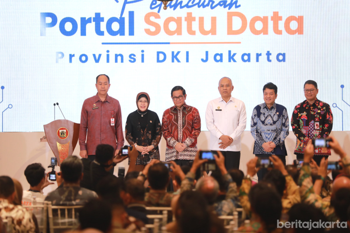 Pramono Luncurkan Portal Satu Data Jakarta, Wujudkan Tata Kelola Transparan 