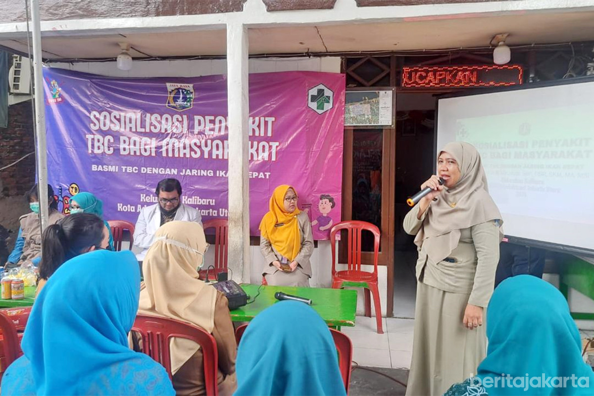 Kegiatan sosialisasi penyakit TBC bagi masyarakat di Jakarta Utara