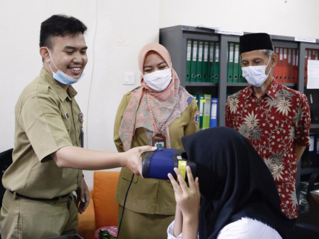  148 Pelajar SMK Jakarta Pusat 1 Ikuti Perekaman KTP-el 