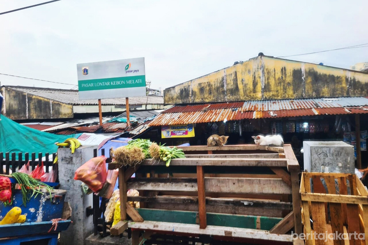 Pasar Lontar Kebon Melati salah satu pasar tradisional yang akan direvitalisasi