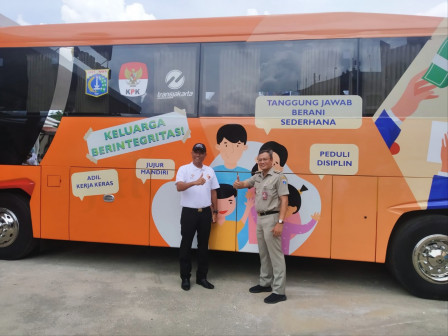 Roadshow Bus Anti Korupsi sambangi Pos Bloc Pasar Baru