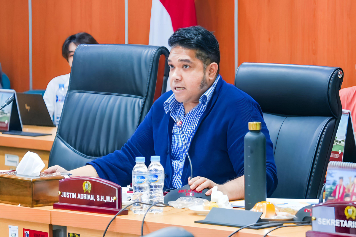 Sekretaris Komisi E DPRD DKI Jakarta, Justin Adrian
