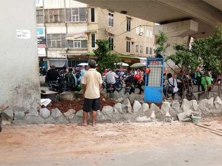 Kolong Flyover Kebayoran Lama Dijadikan Taman