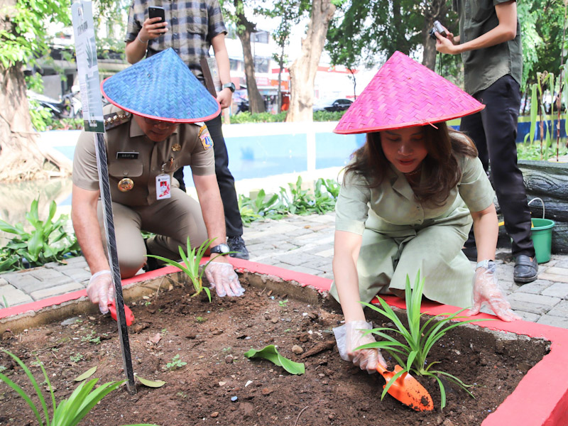 Arifin Resmikan Urban Farming Supra Madusela
