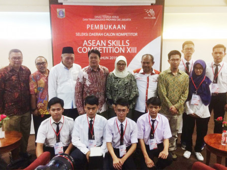 Disnakertrans Adakan Seleksi Daerah Calon Kompetitor Asean Skills Competition ke-XIII